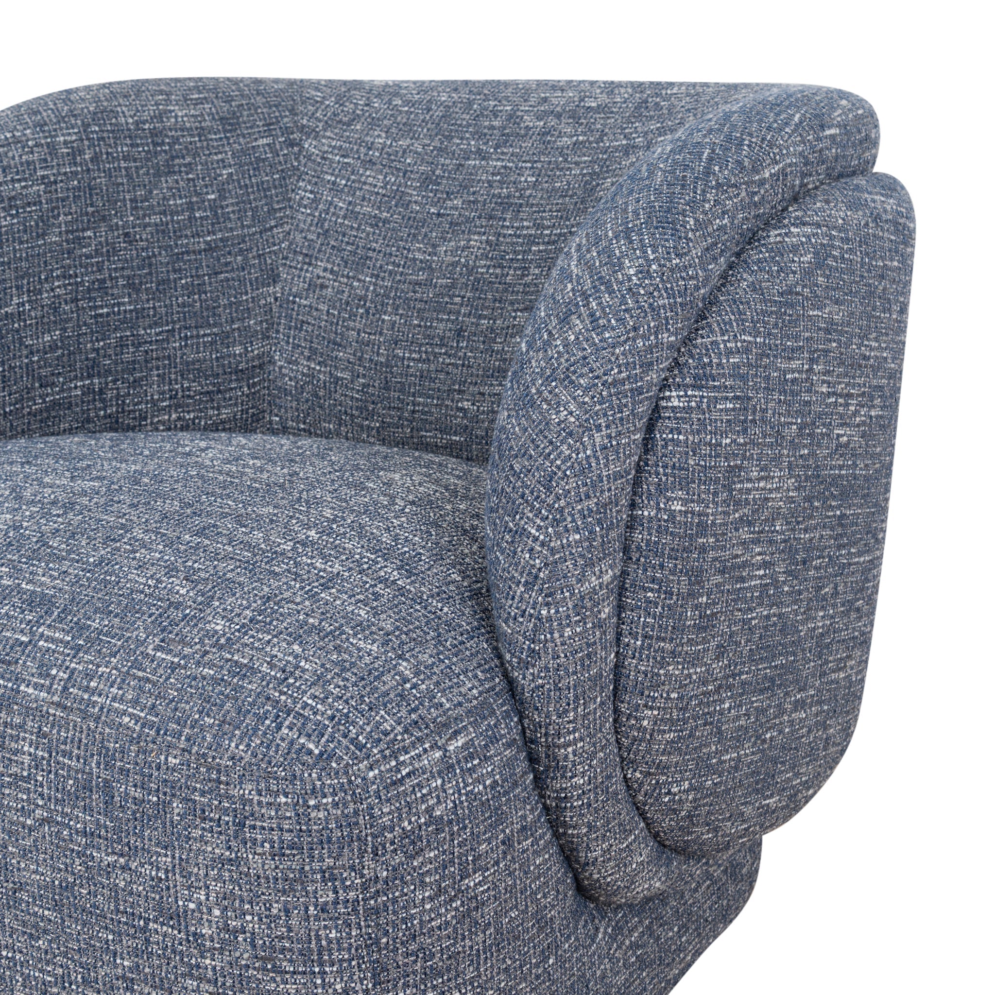 Swivel Armchair - Prussian Blue