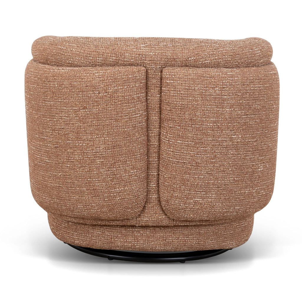 Swivel Armchair - Russet Brown