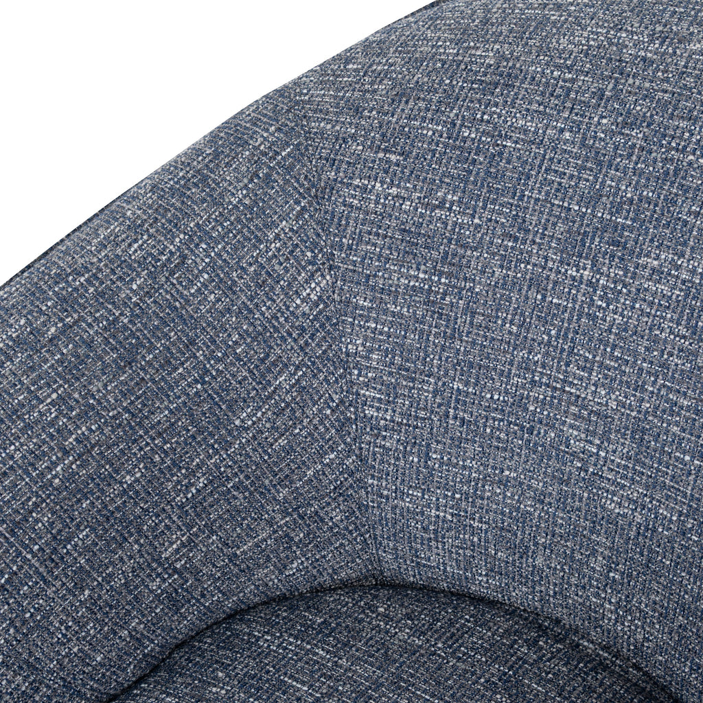 Swivel Armchair - Prussian Blue