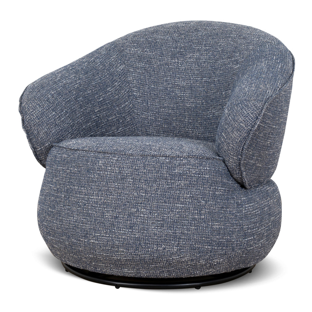 Swivel Armchair - Prussian Blue