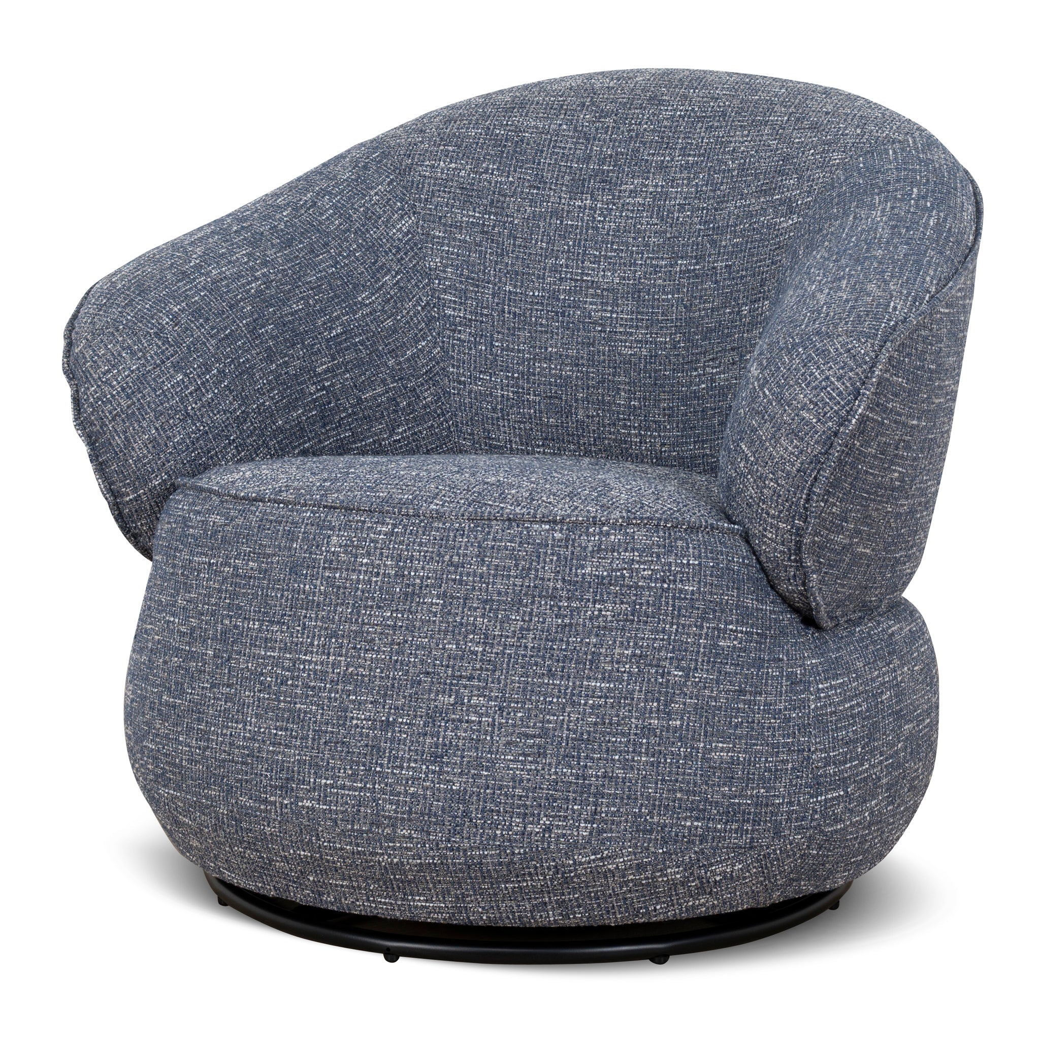 Swivel Armchair - Prussian Blue