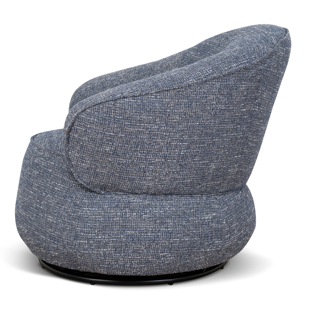 Swivel Armchair - Prussian Blue