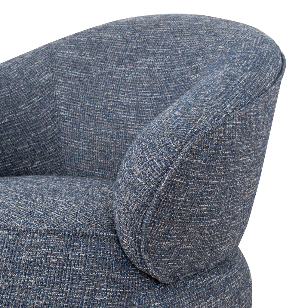 Swivel Armchair - Prussian Blue