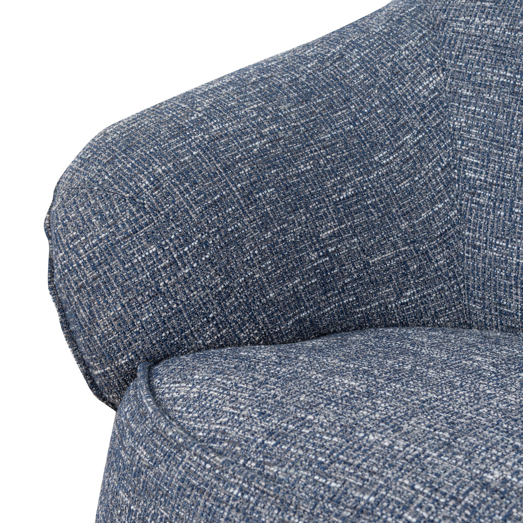 Swivel Armchair - Prussian Blue