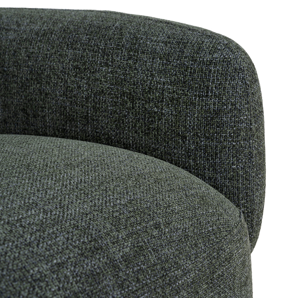 Left Chaise Modular Sofa - Moss Green
