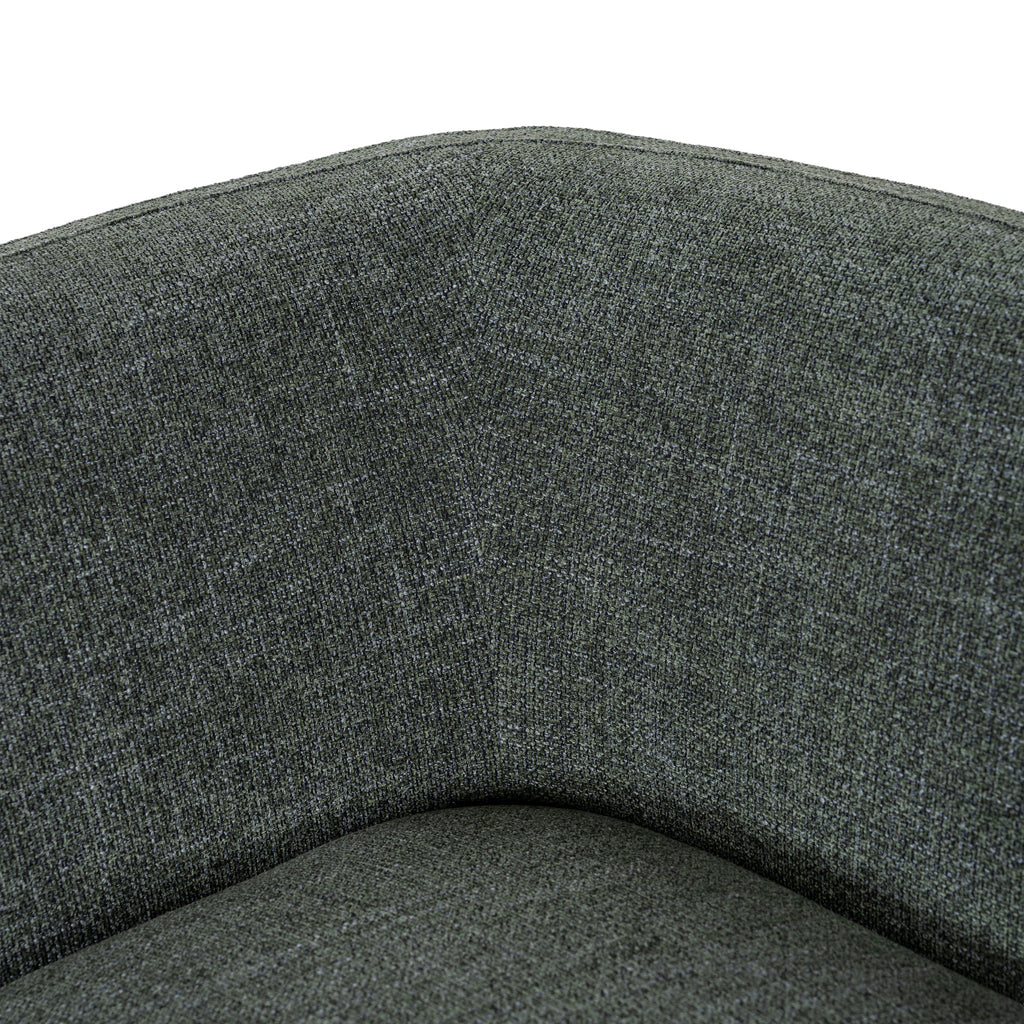 Right Chaise Modular Sofa - Moss Green