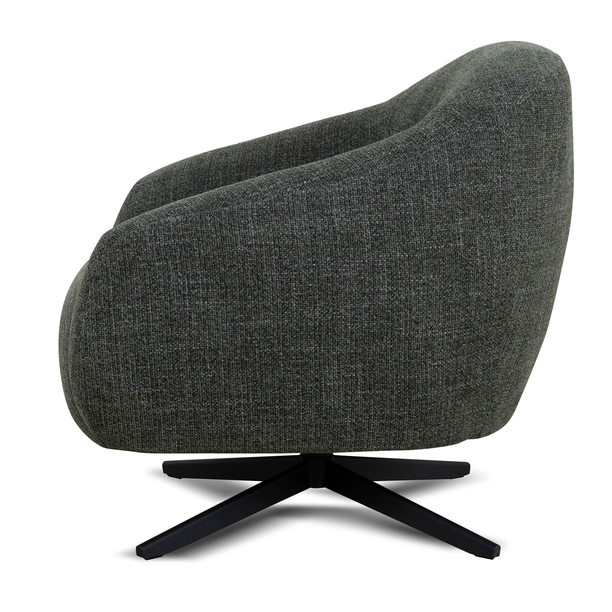 Swivel Armchair - Moss Green