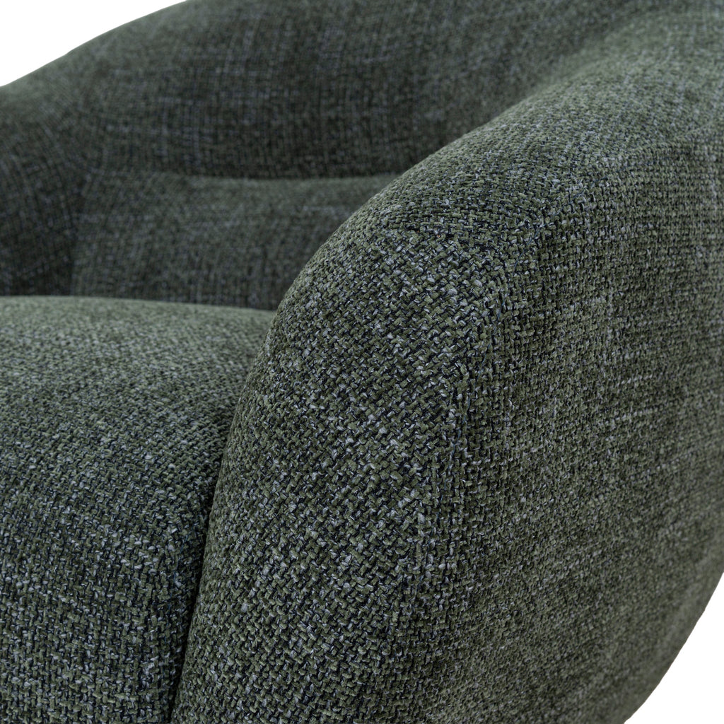 Swivel Armchair - Moss Green