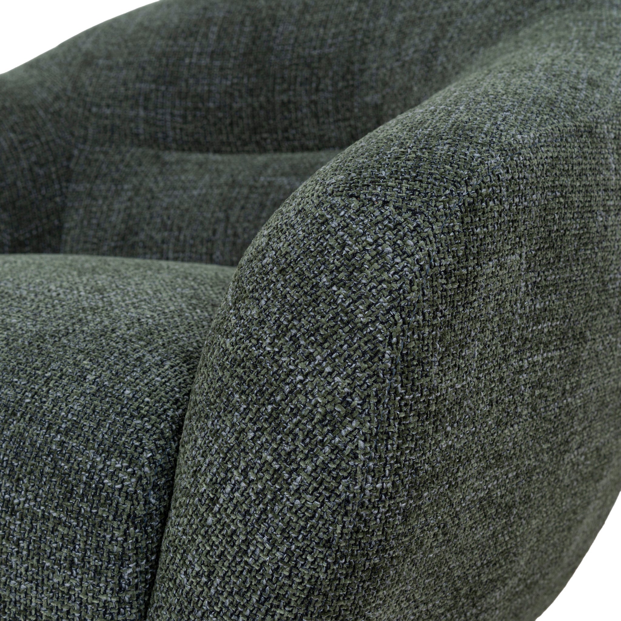 Swivel Armchair - Moss Green