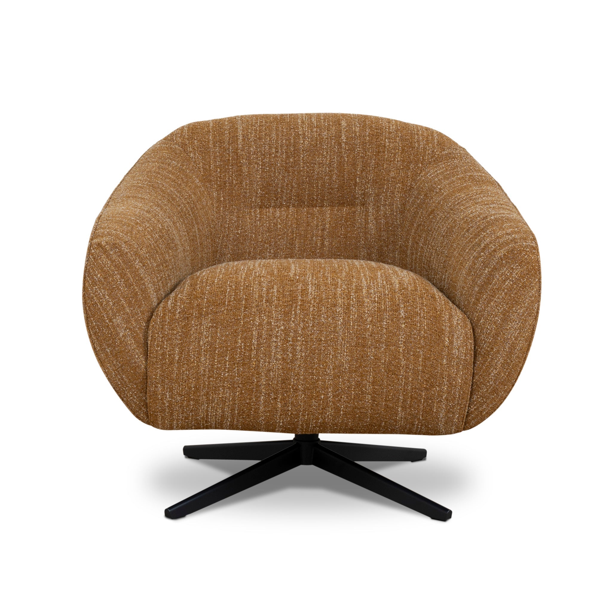 Swivel Armchair - Ginger Brown