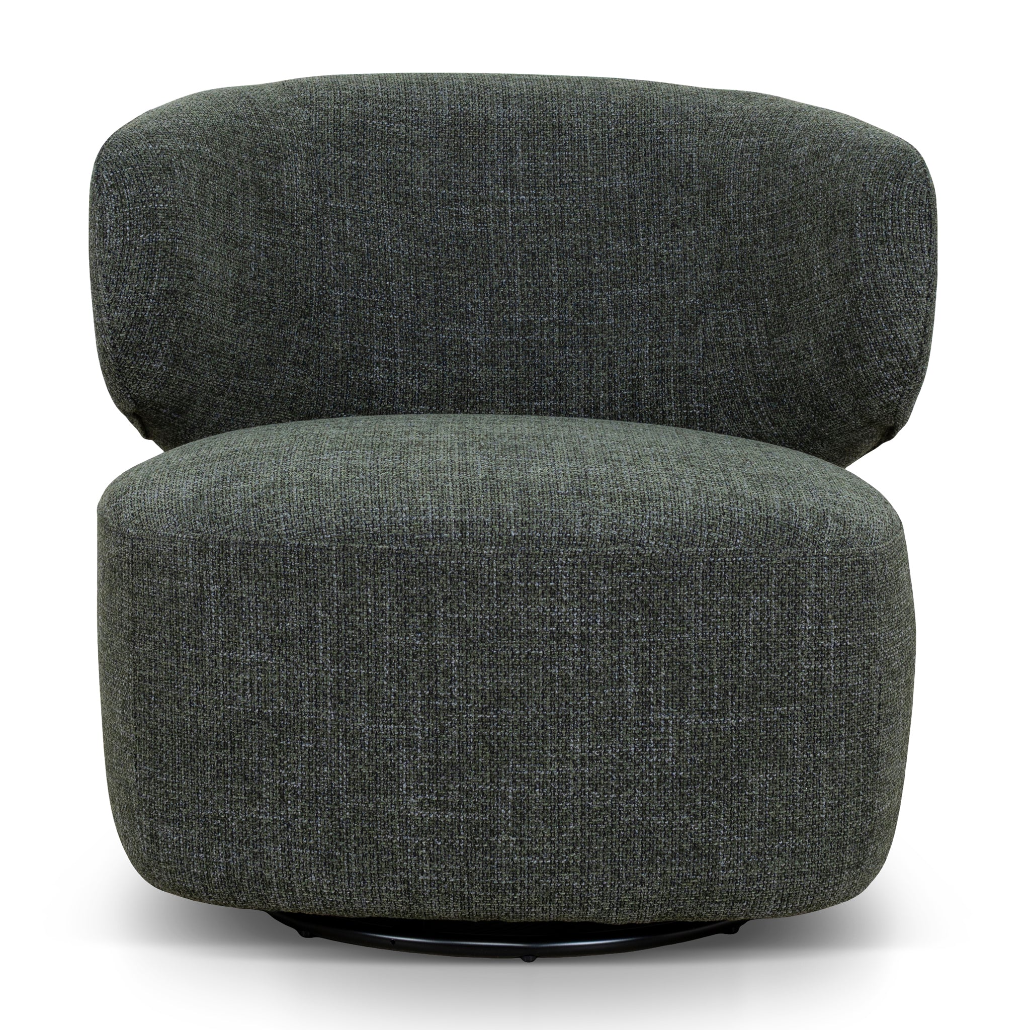 Swivel Armchair - Moss Green