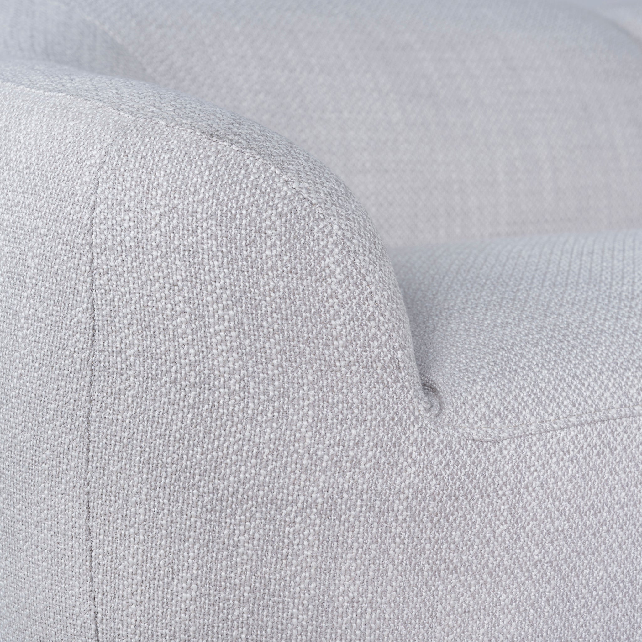 Extended Corner Fabric Sofa - Taupe Beige