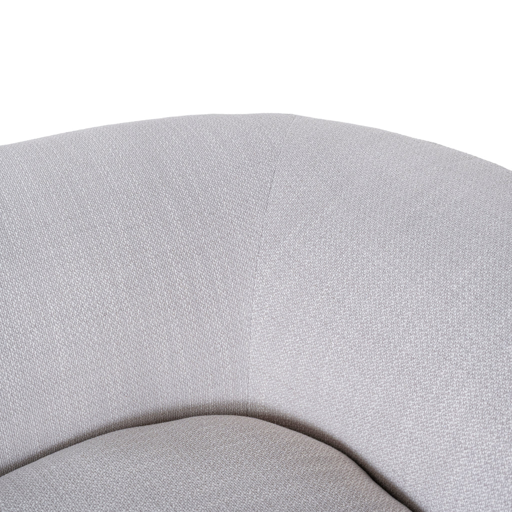 Extended Corner Fabric Sofa - Taupe Beige