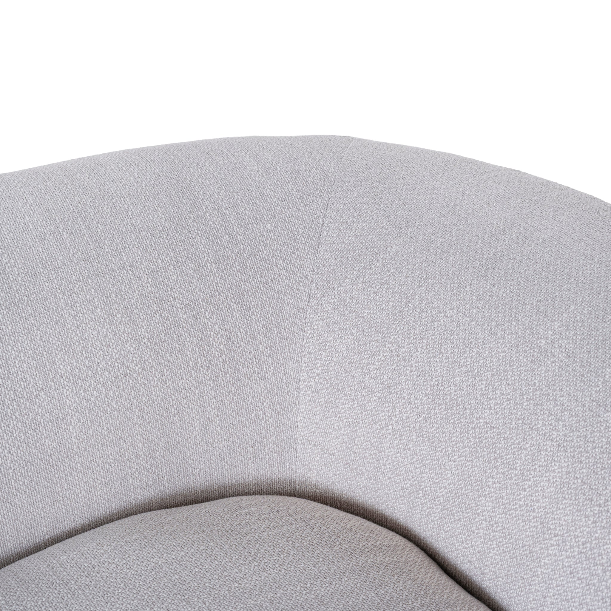 Extended Corner Fabric Sofa - Taupe Beige