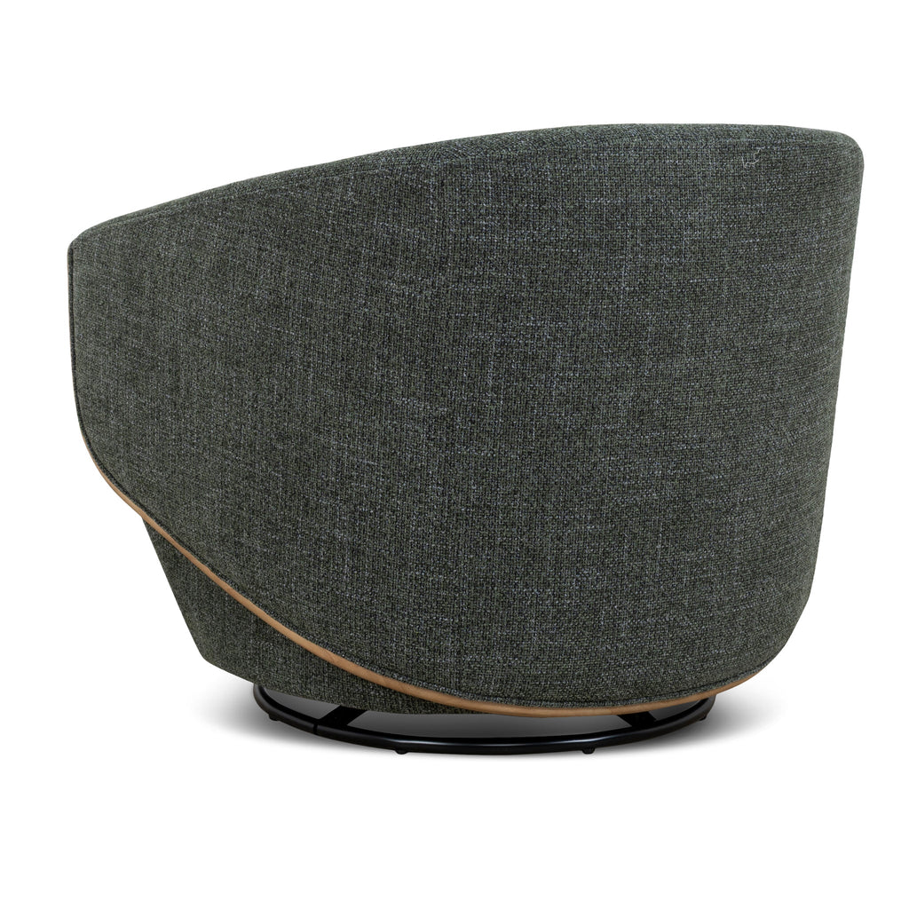 Swivel Armchair - Moss Green