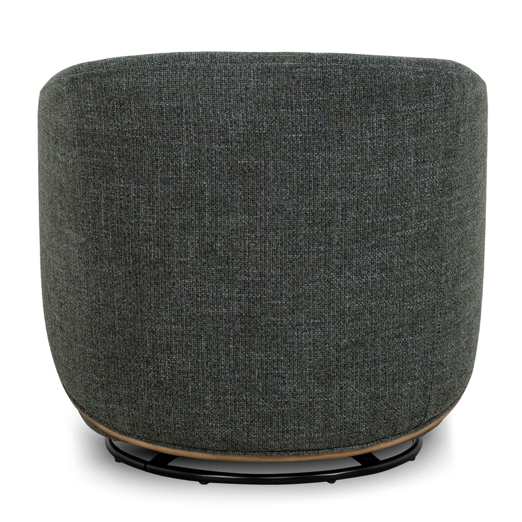 Swivel Armchair - Moss Green