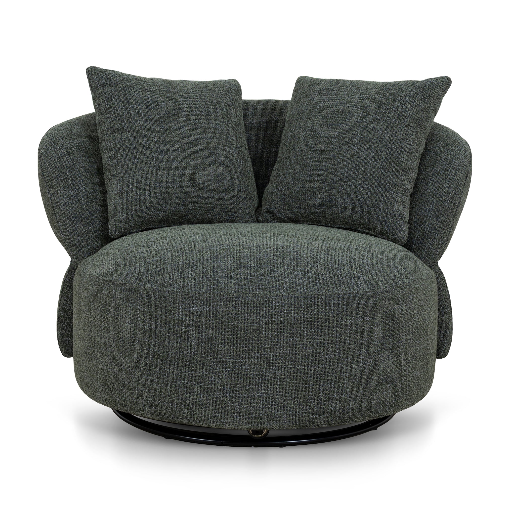 Swivel Ravello Lounge Chair - Moss Green
