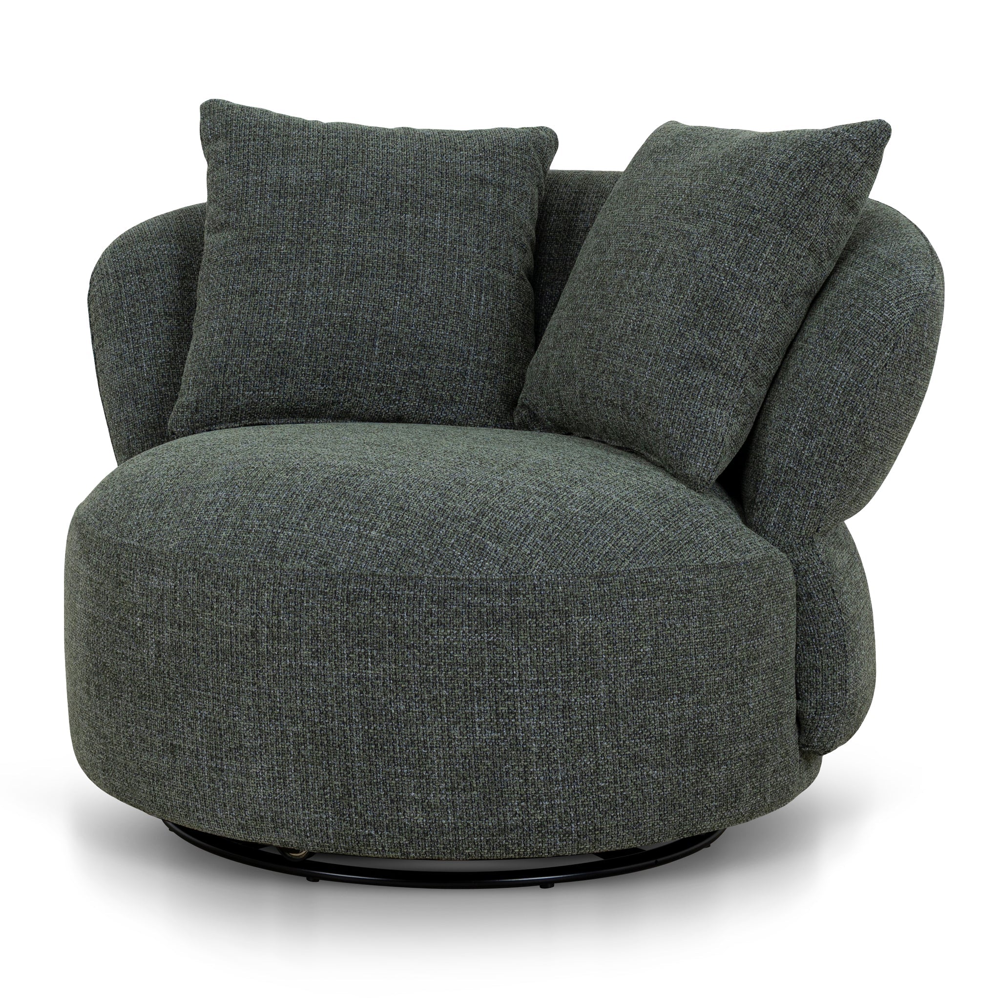 Swivel Ravello Lounge Chair - Moss Green