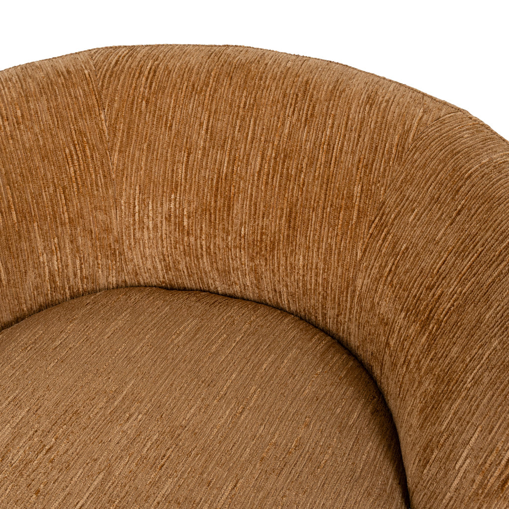 Swivel Ravello Lounge Chair - Honey Gold