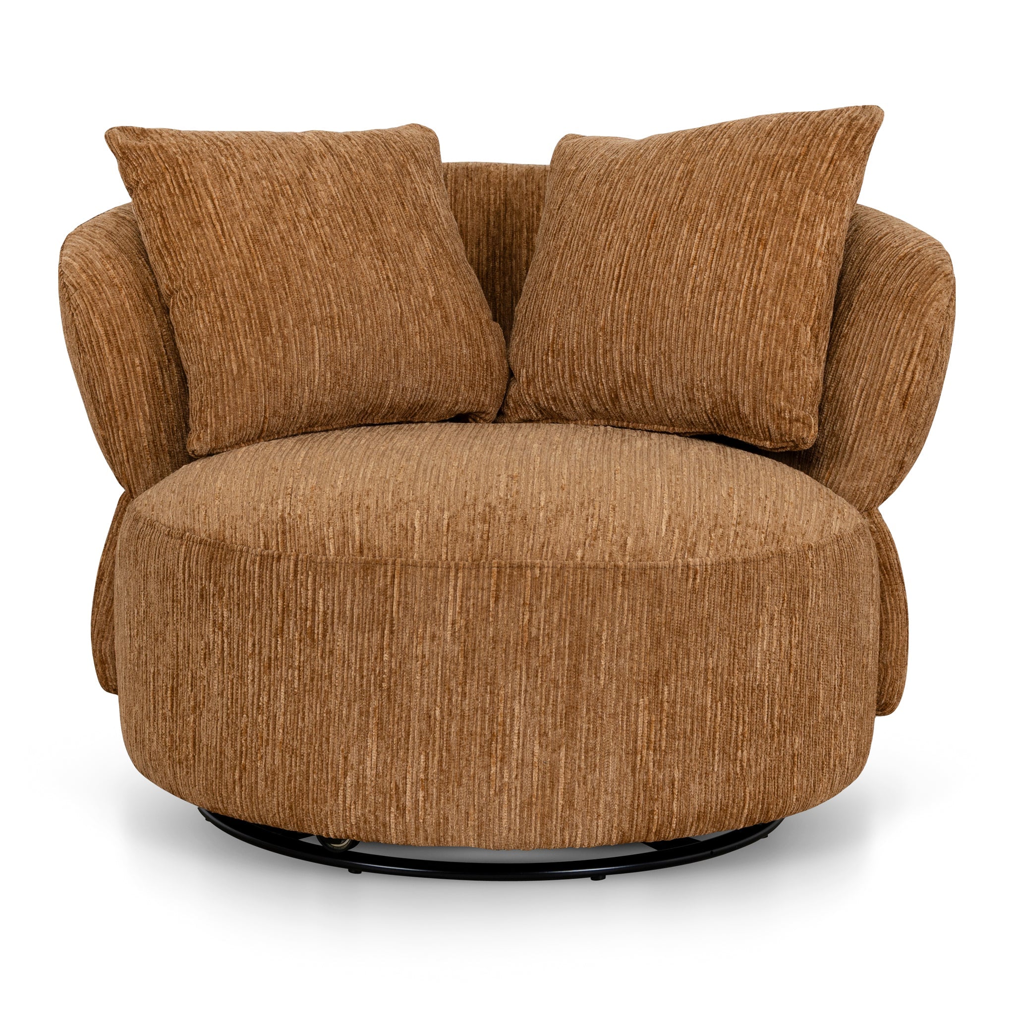 Swivel Ravello Lounge Chair - Honey Gold