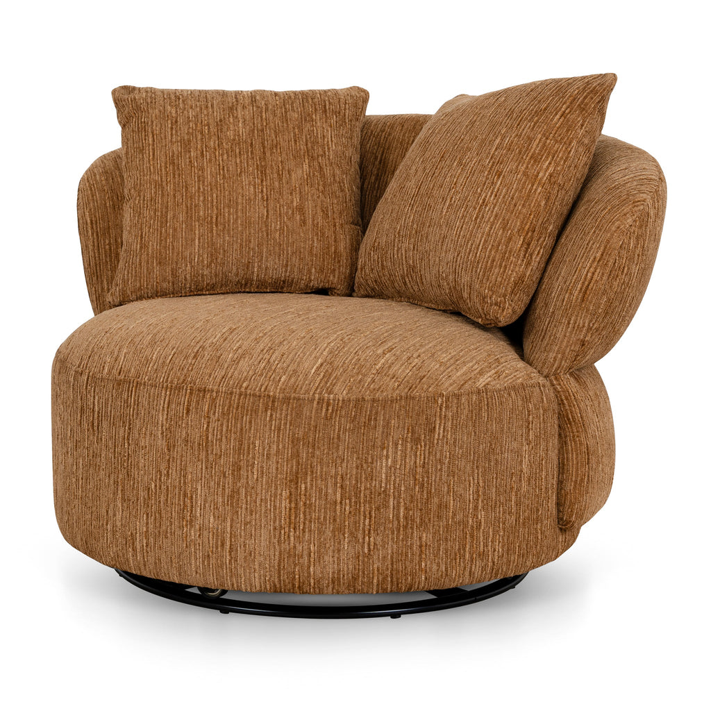 Swivel Ravello Lounge Chair - Honey Gold