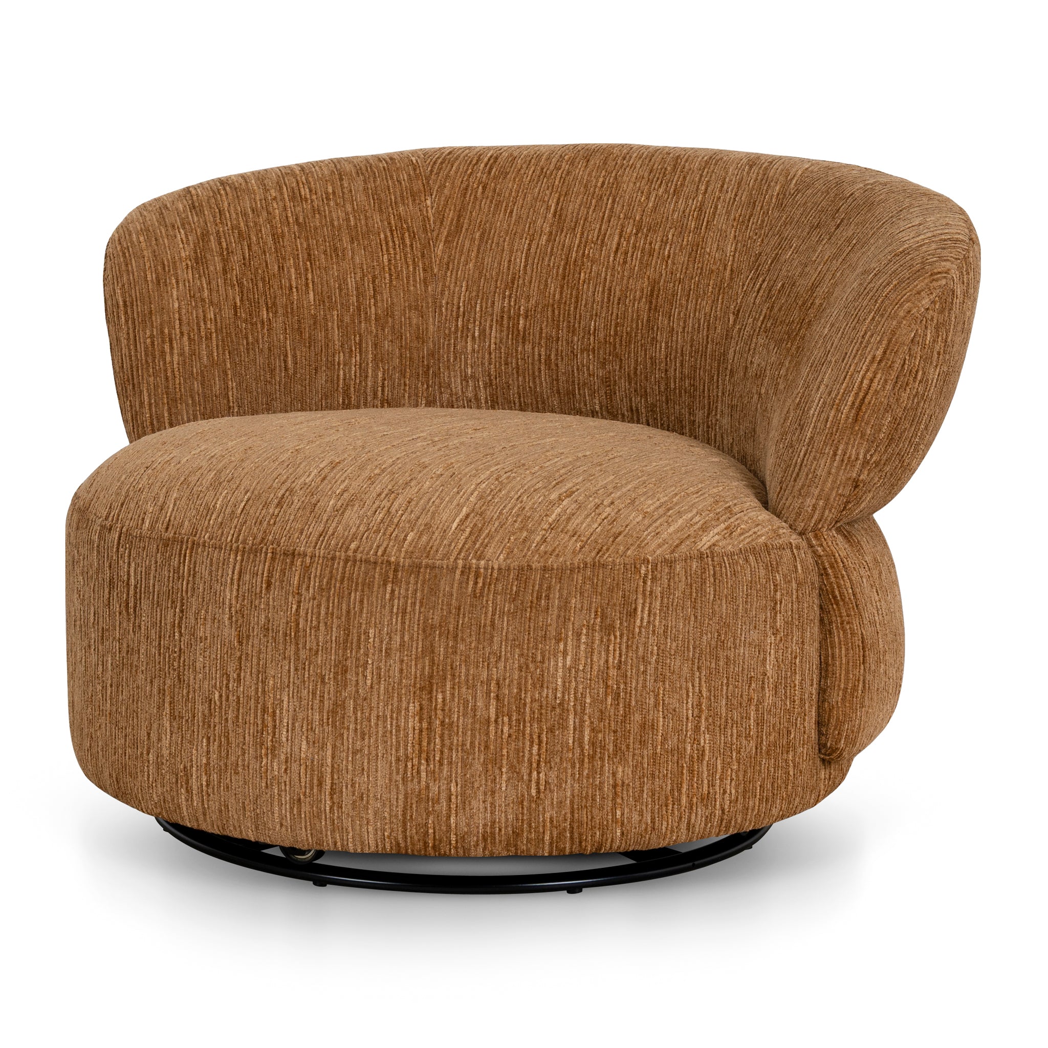 Swivel Ravello Lounge Chair - Honey Gold