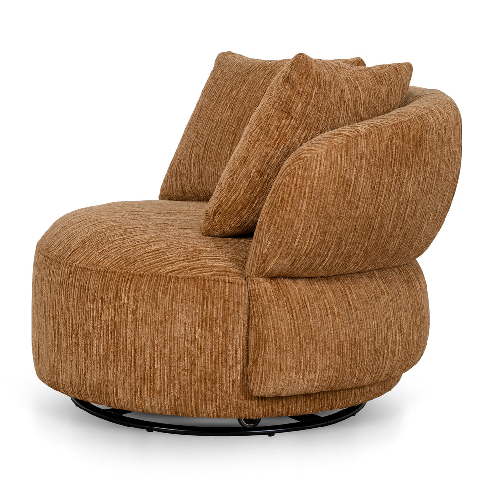 Swivel Ravello Lounge Chair - Honey Gold
