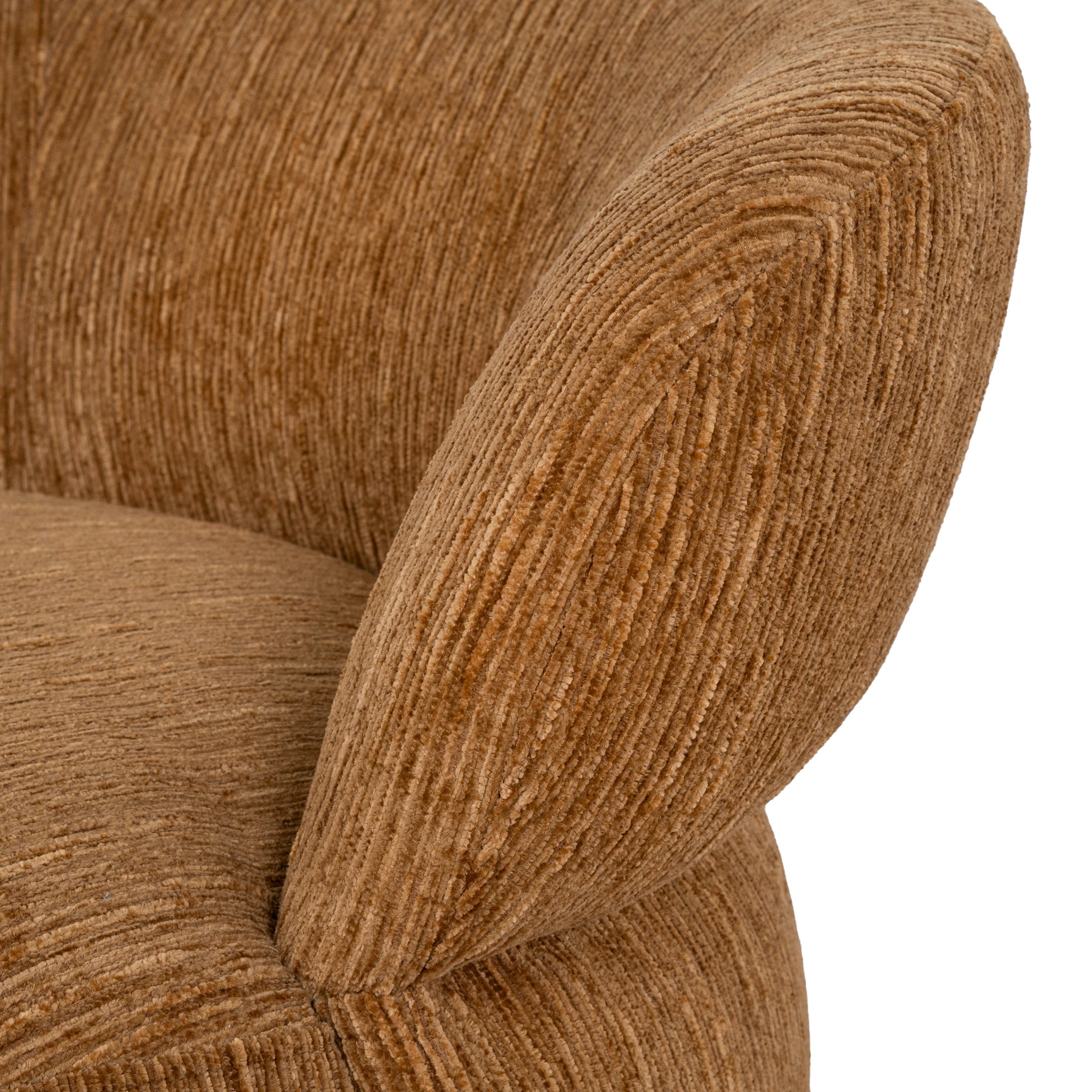 Swivel Ravello Lounge Chair - Honey Gold