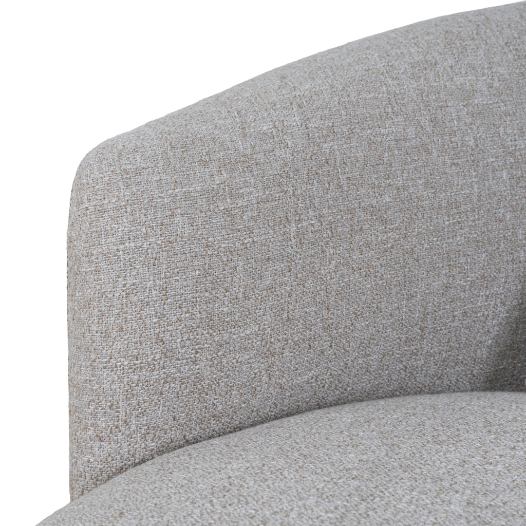 Swivel Armchair - Warm Taupe