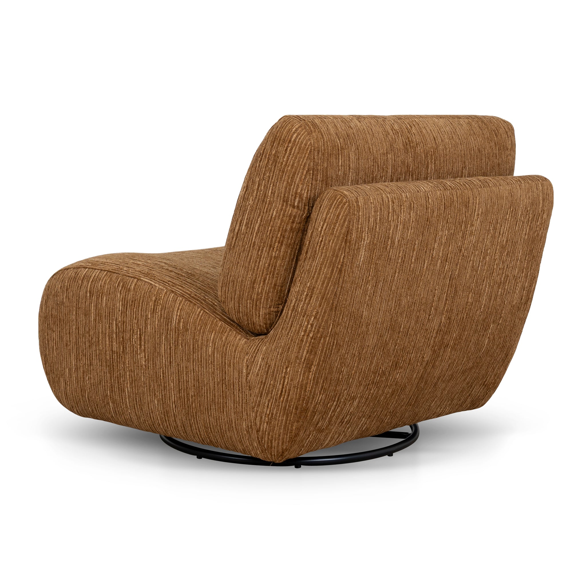 Swivel Ravello Lounge Chair - Honey Gold