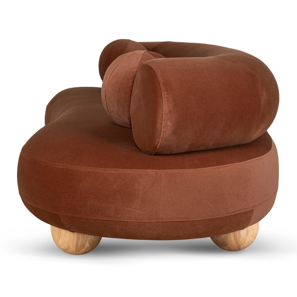 3 Seater Sofa - Burnt Brown