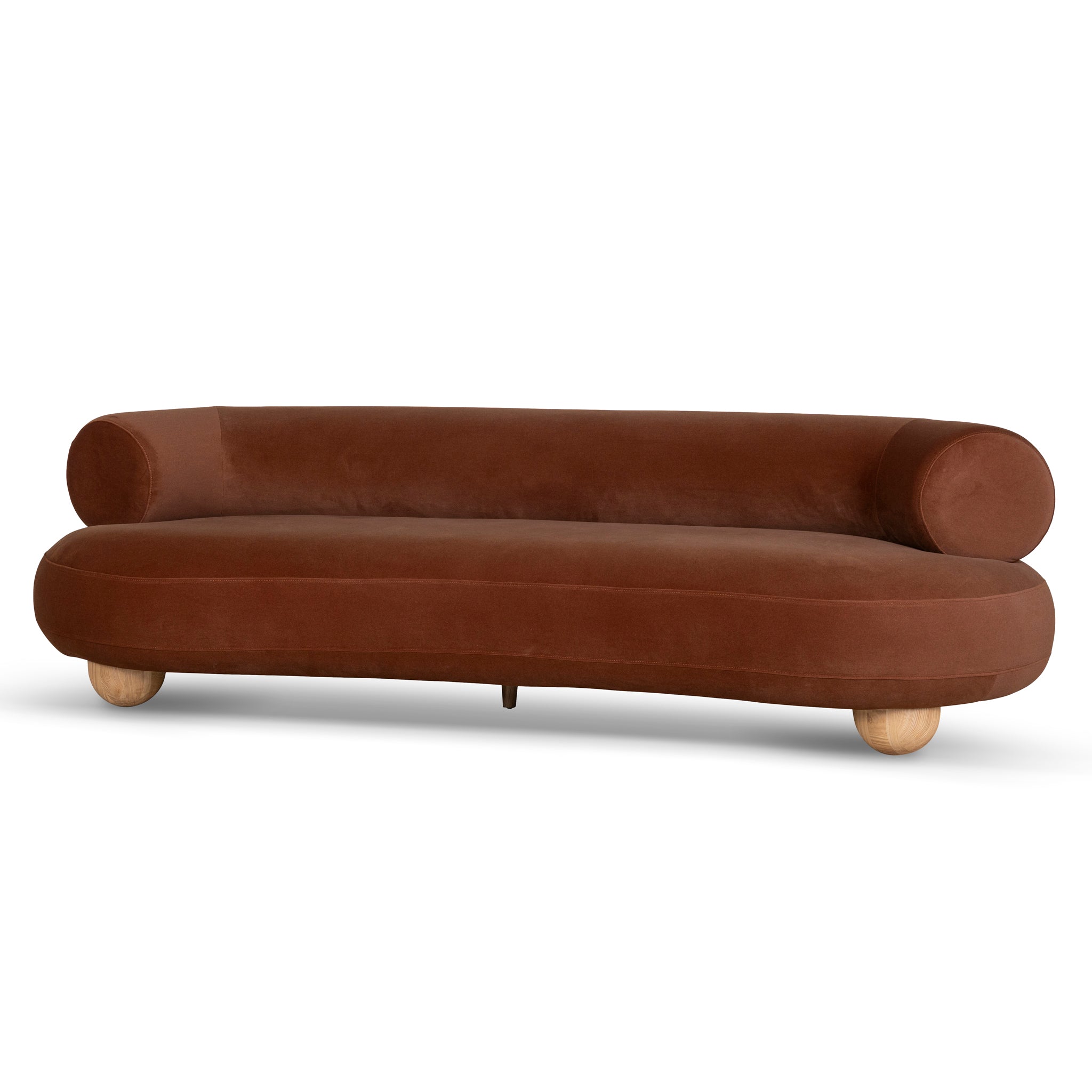 3 Seater Sofa - Burnt Brown