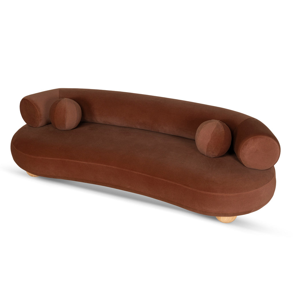 3 Seater Sofa - Burnt Brown