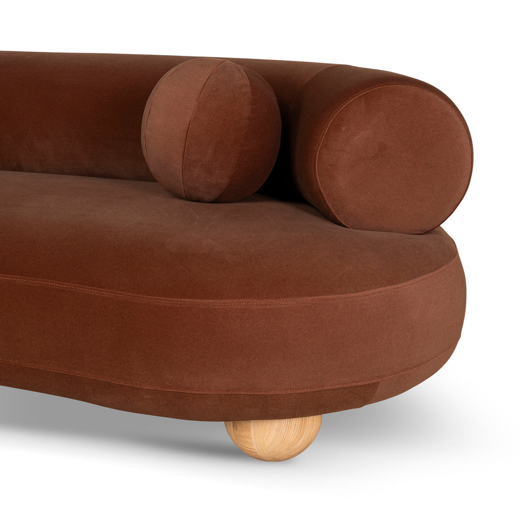 3 Seater Sofa - Burnt Brown