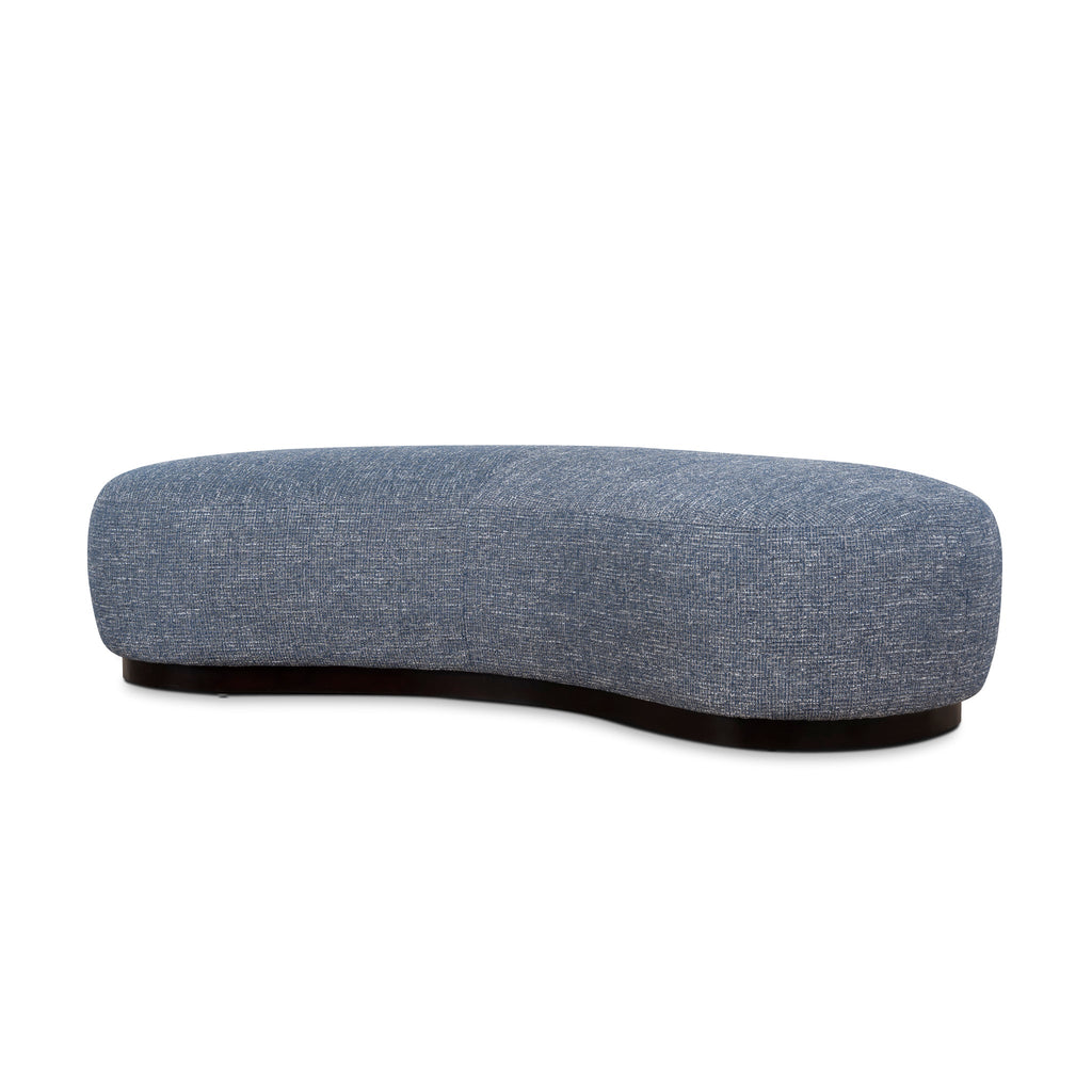 1.8m Long Firenze Ottoman- Prussian Blue