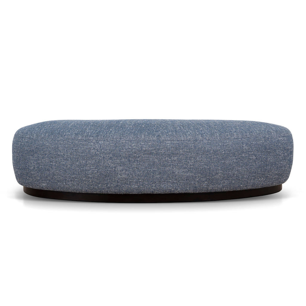 1.8m Long Firenze Ottoman- Prussian Blue