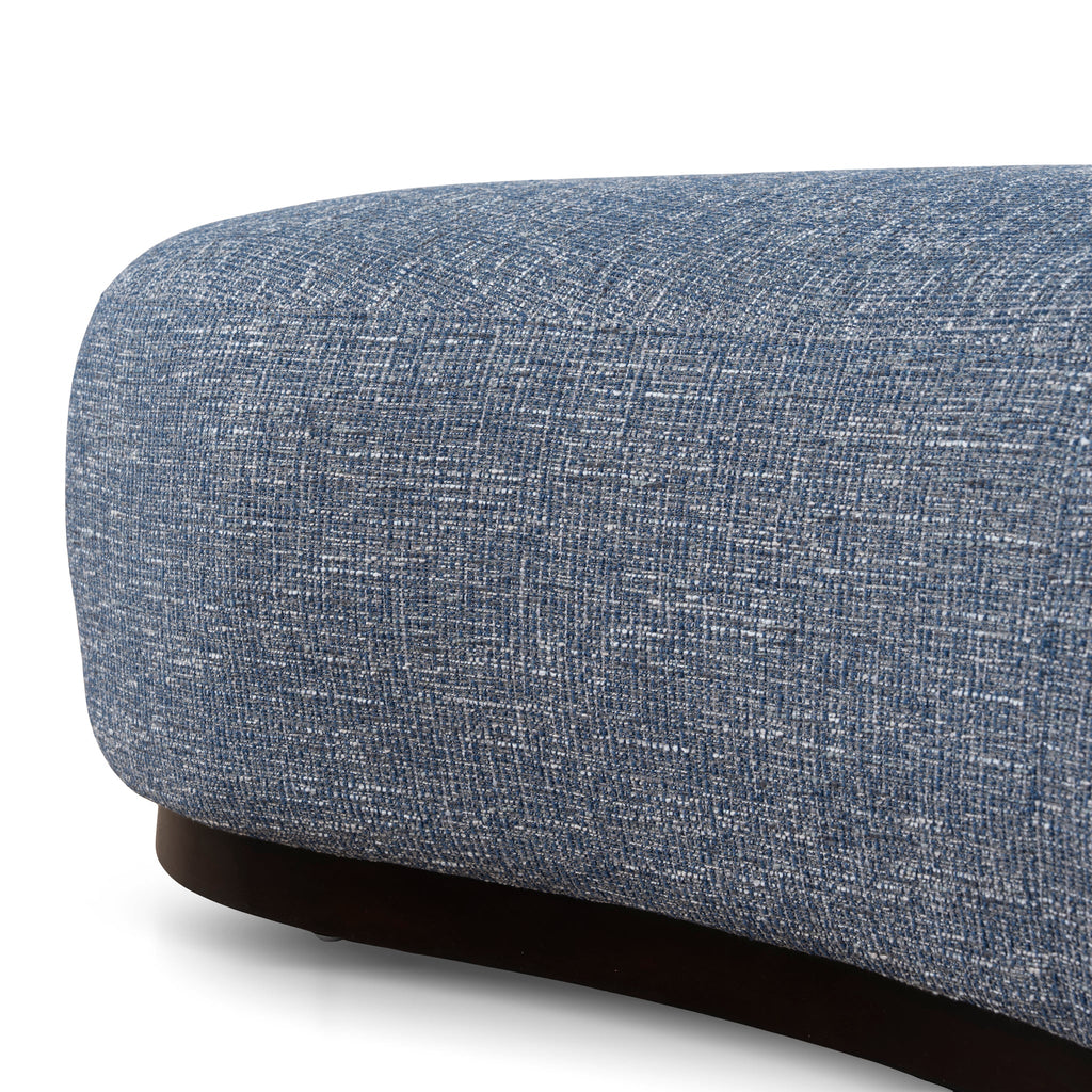 1.8m Long Firenze Ottoman- Prussian Blue