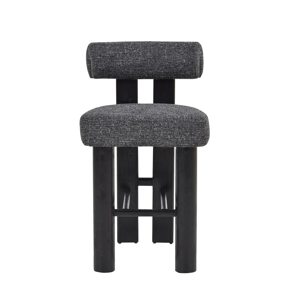 Black Barstool - Field Charcoal (Set of 2)