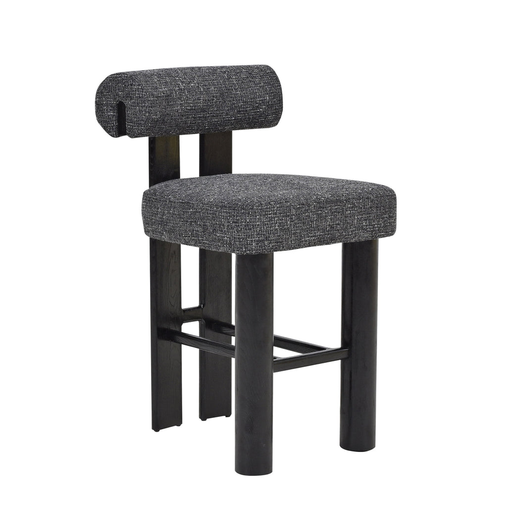 Black Barstool - Field Charcoal (Set of 2)