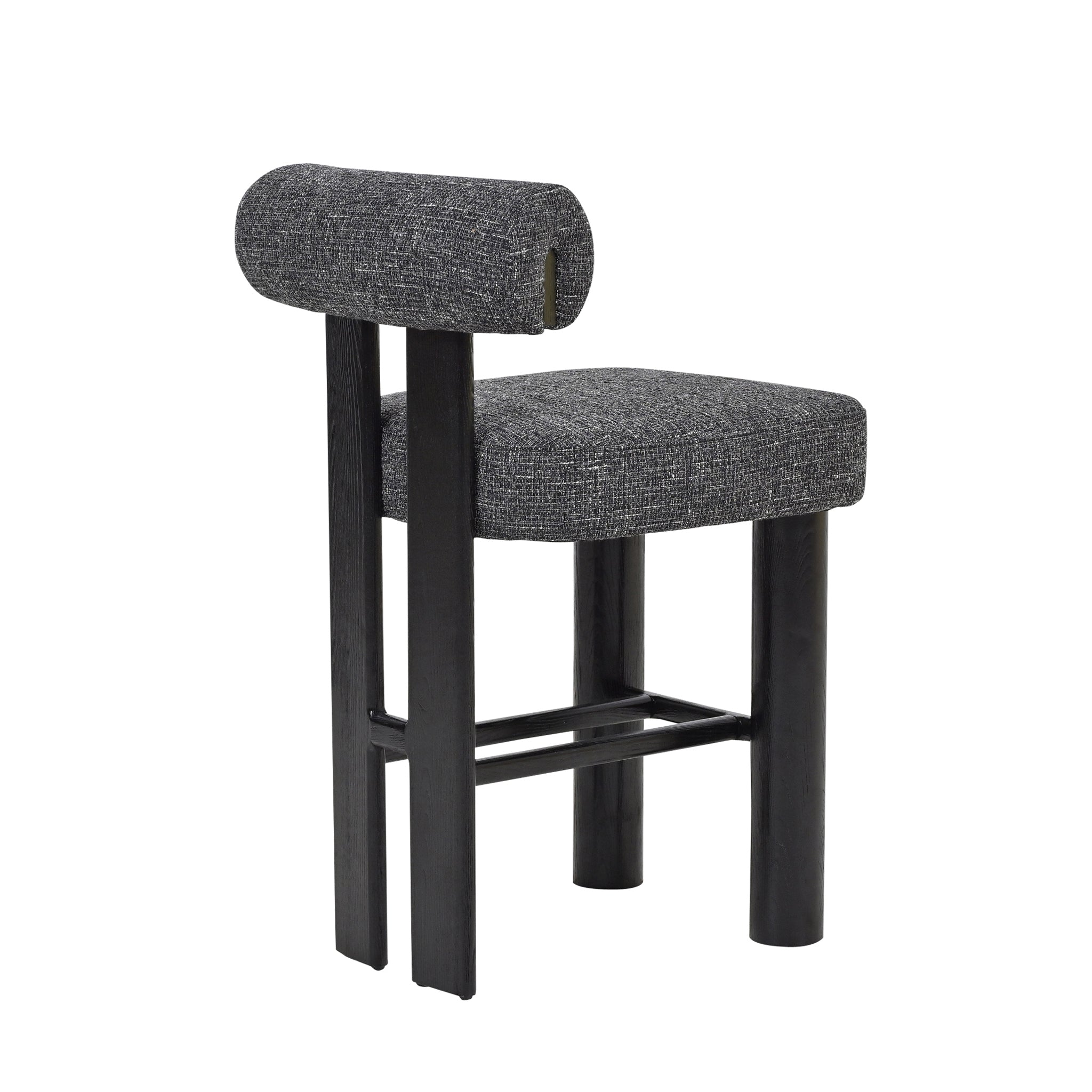 Black Barstool - Field Charcoal (Set of 2)