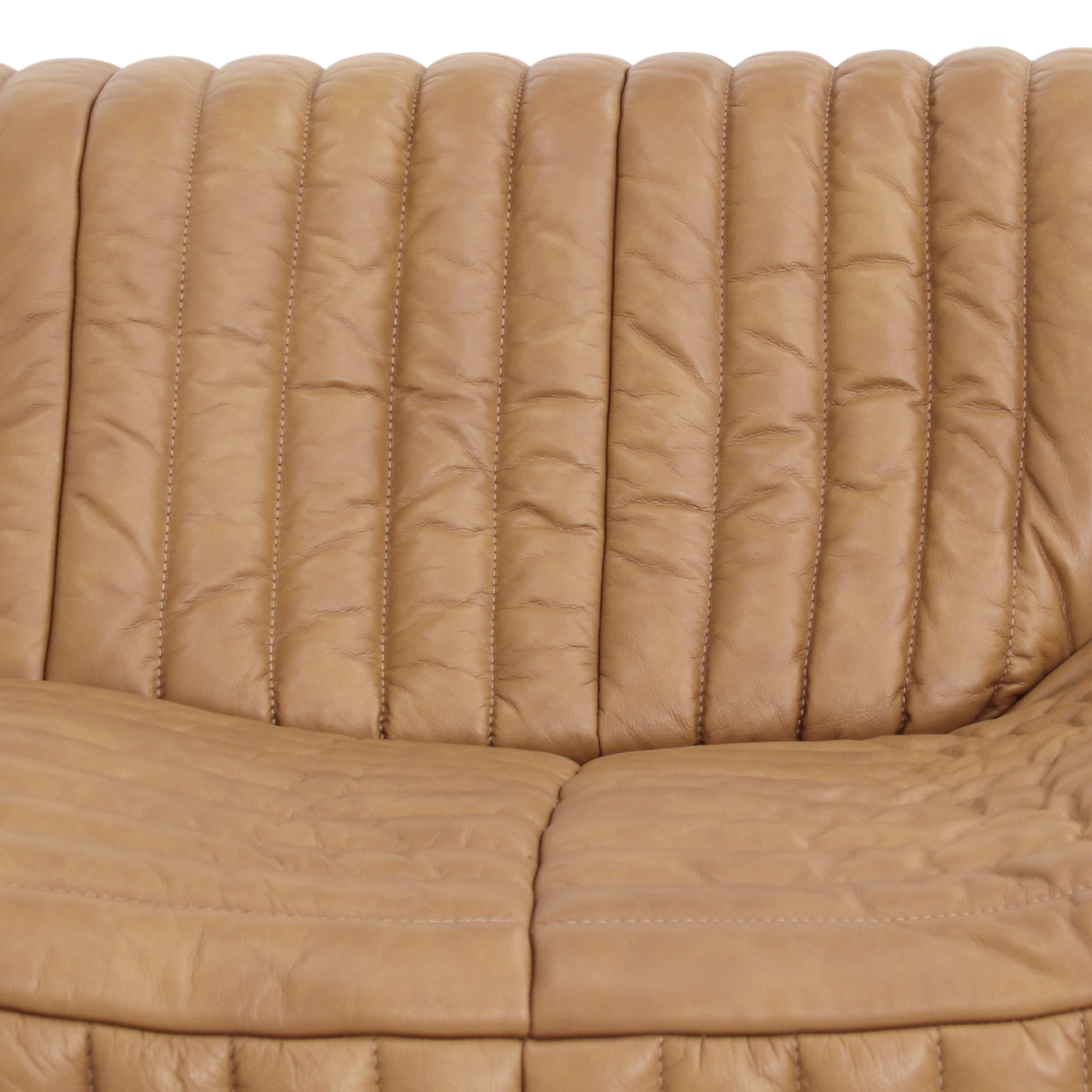 3 Seater Sofa - Amber Tan Leather