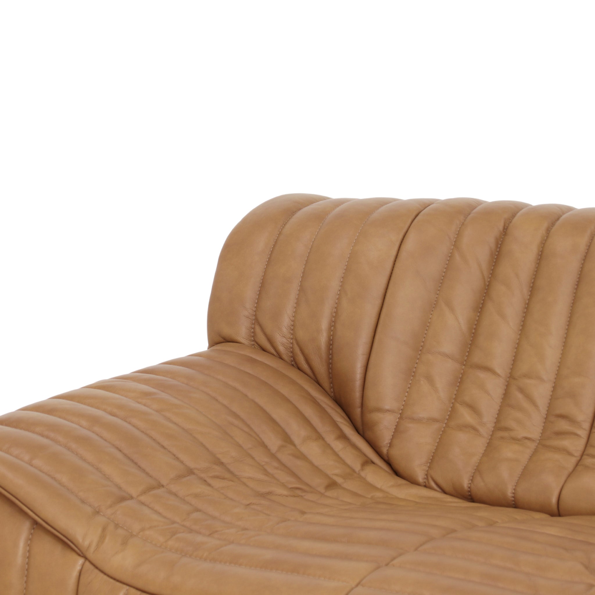 3 Seater Sofa - Amber Tan Leather