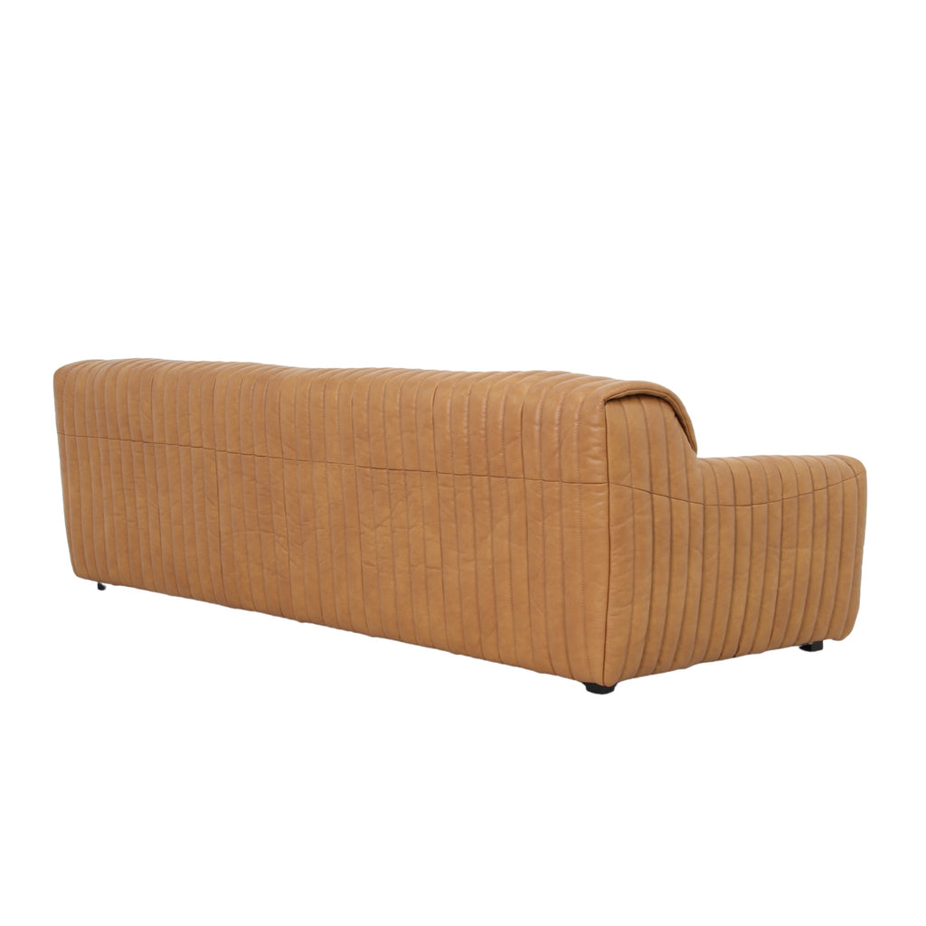 3 Seater Sofa - Amber Tan Leather