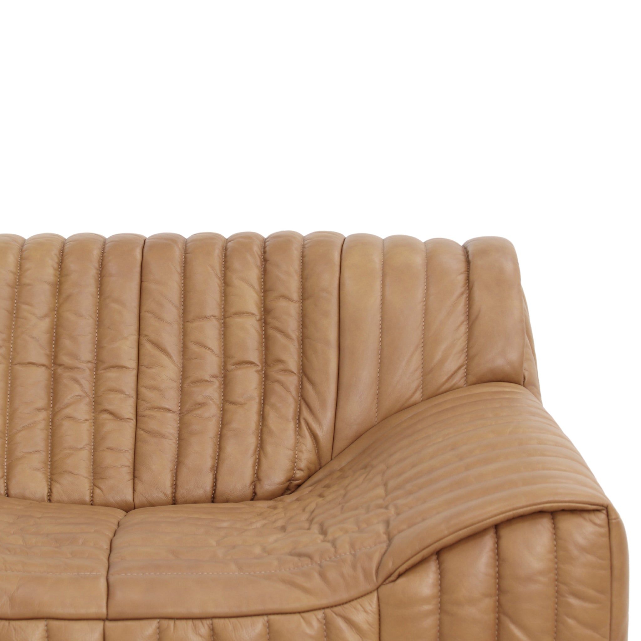 3 Seater Sofa - Amber Tan Leather