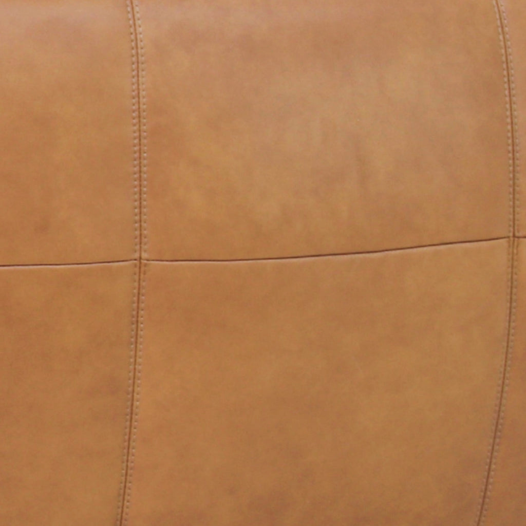 3 Seater Sofa - Amber Tan Leather