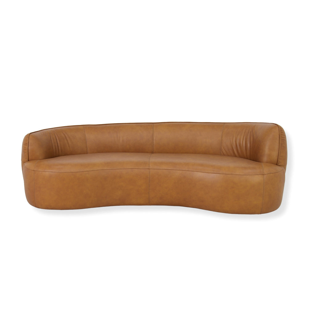 3 Seater Sofa - Amber Tan Leather