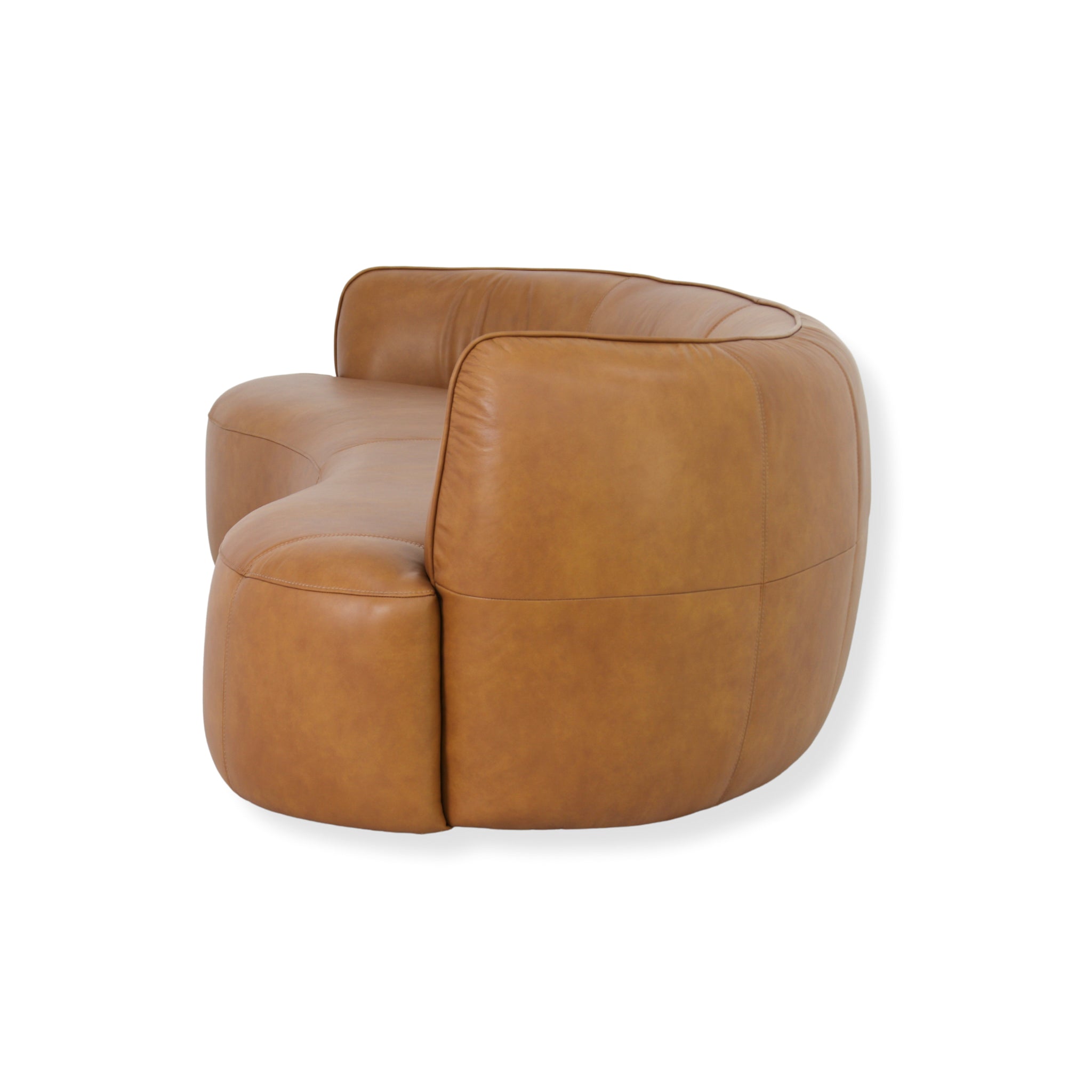 3 Seater Sofa - Amber Tan Leather