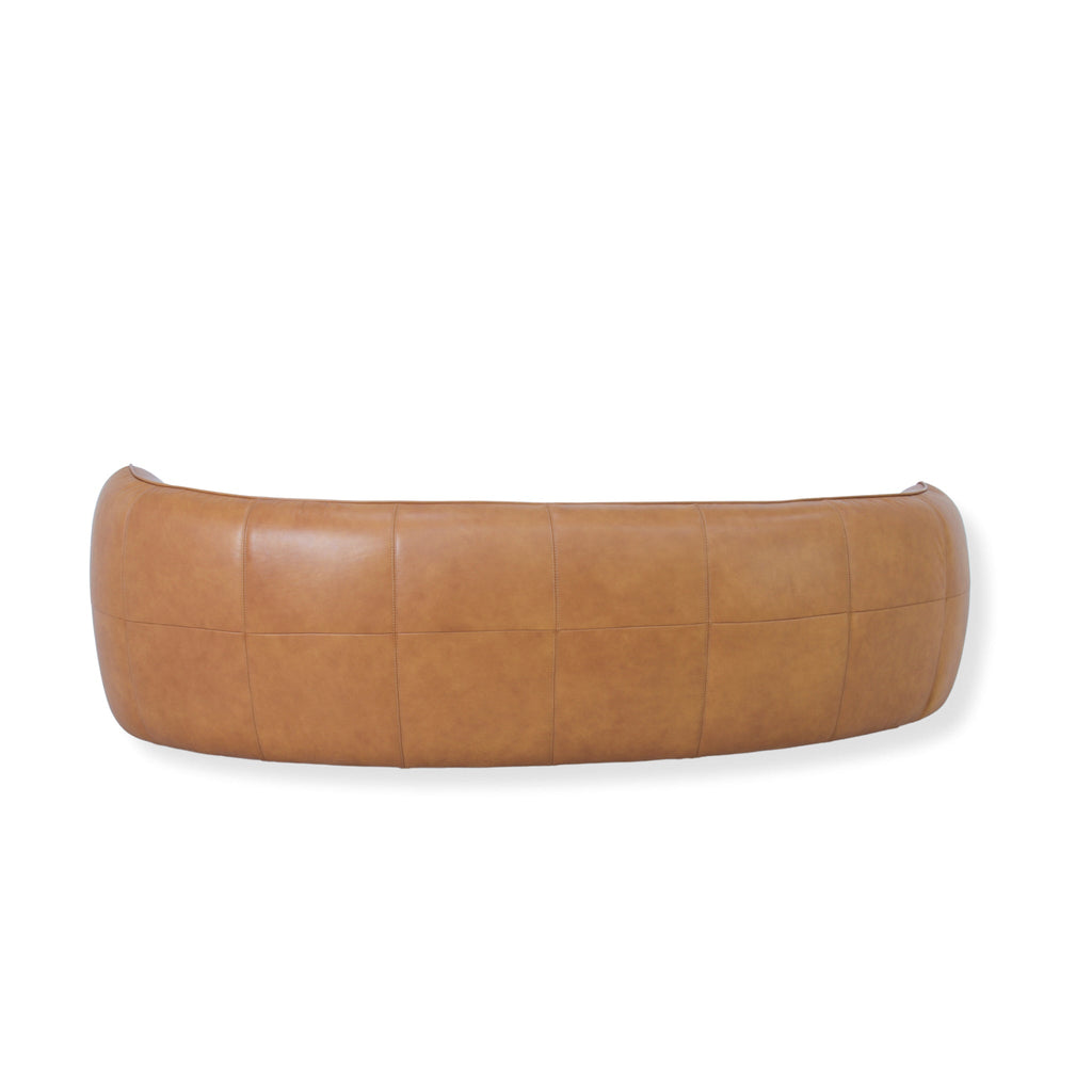 3 Seater Sofa - Amber Tan Leather