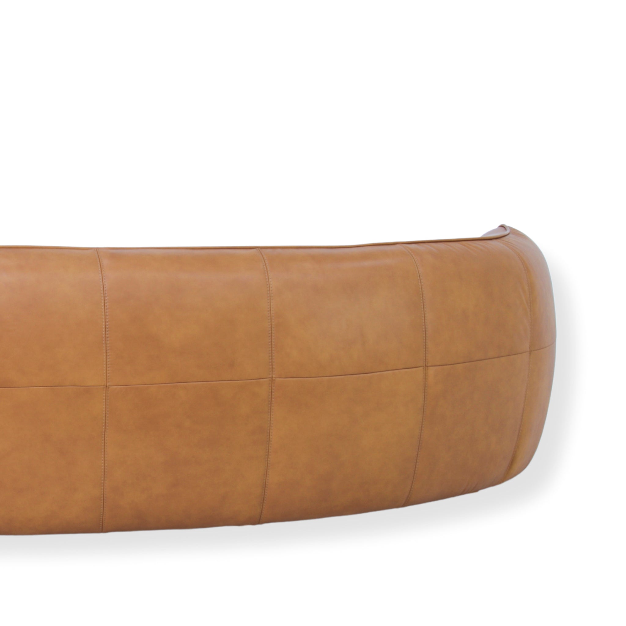 3 Seater Sofa - Amber Tan Leather