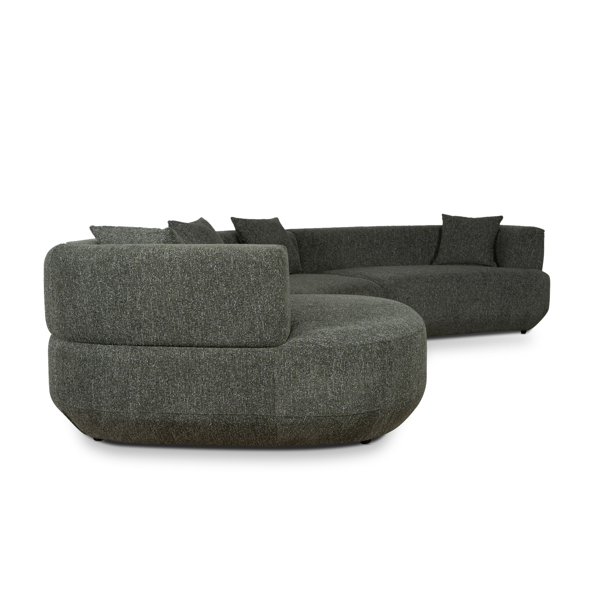 Modular Left Chaise Sofa - Canopy Green